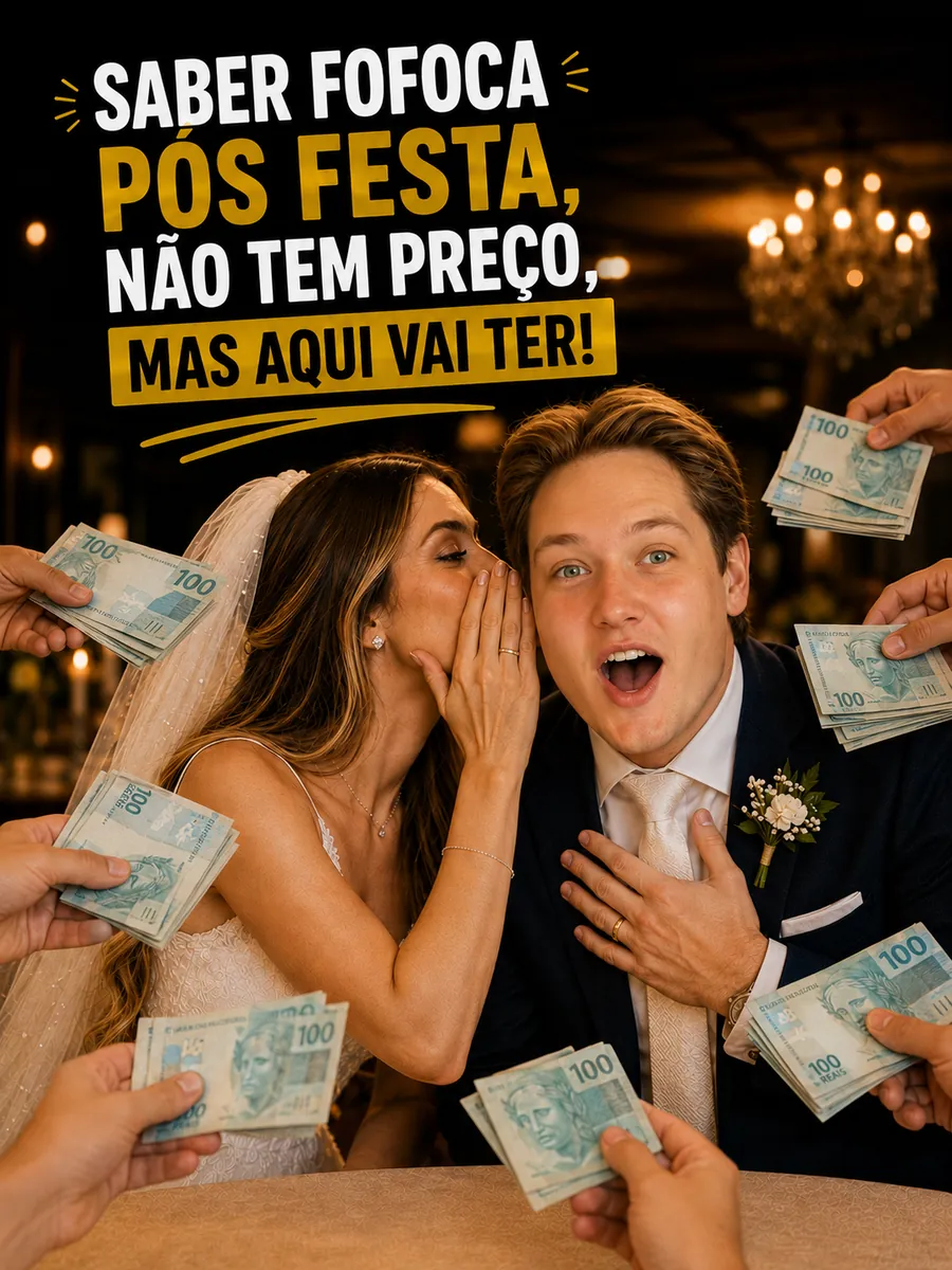 Saber fofocas pós-festa, não tem preço, mas aqui vai ter!