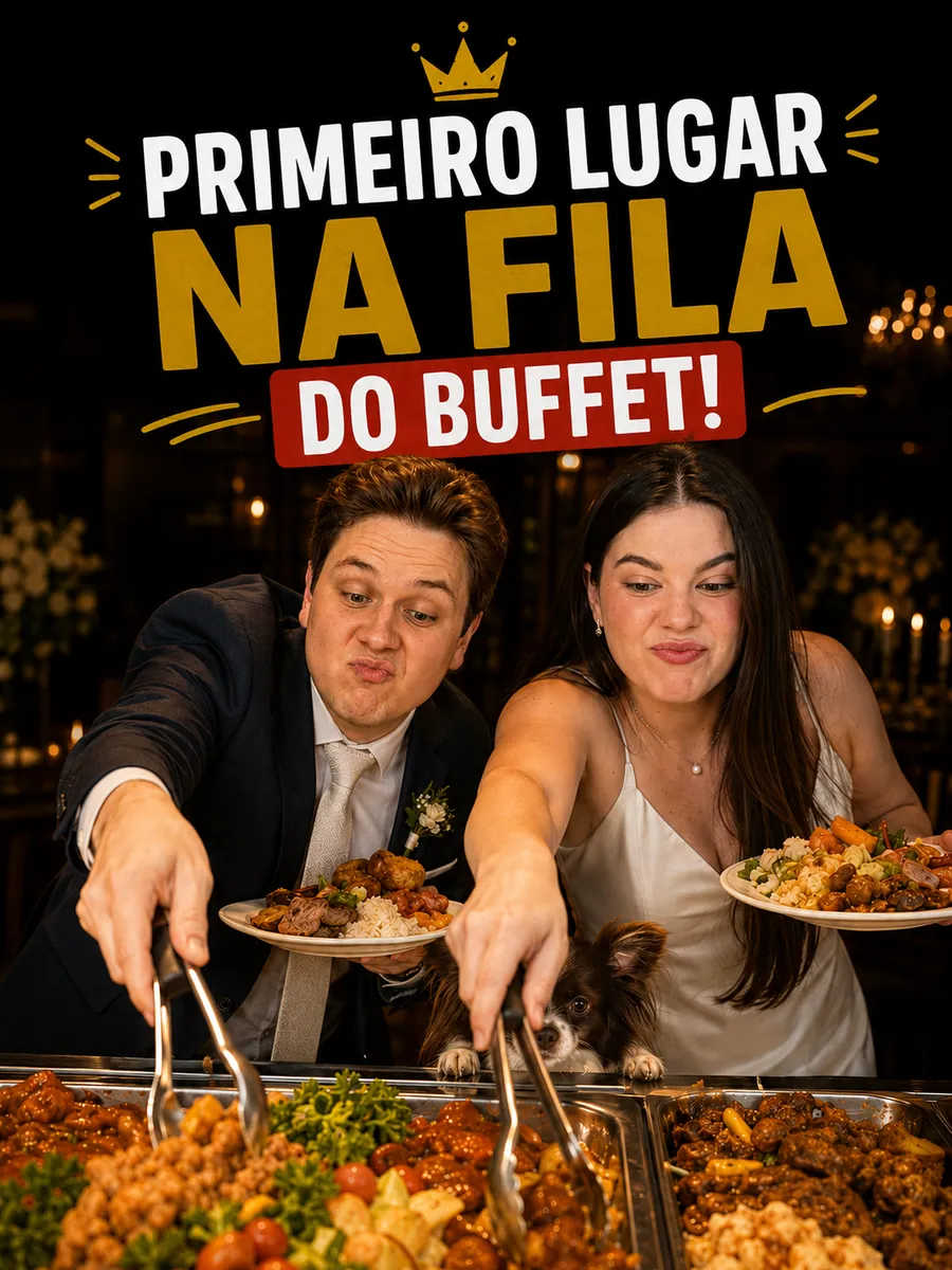 Primeiro lugar na fila do Buffet