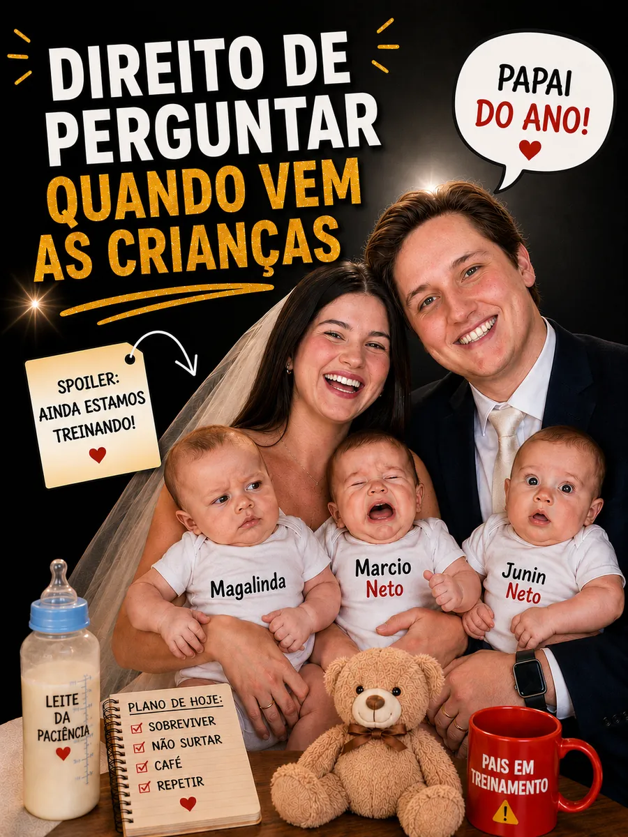 Direito de perguntar quando vêm as crianças