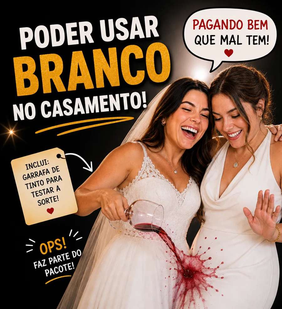 Poder usar branco no casamento